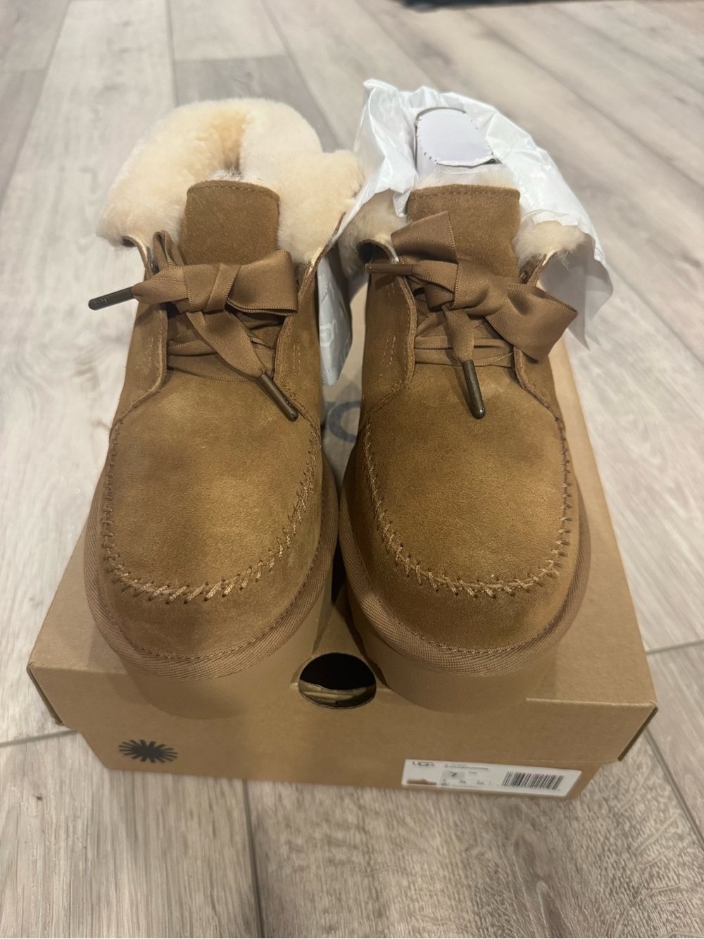 UGG Kallen Platform NEW chestnut